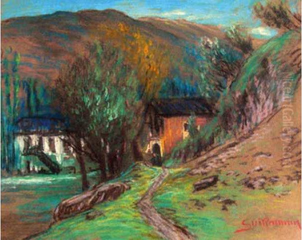 Paysage De La Creuse Oil Painting by Armand, Fils Guillaumin