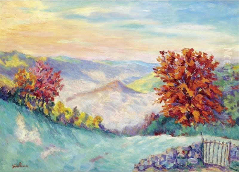 Le Puy Barriou Oil Painting by Armand, Fils Guillaumin