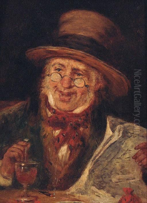 Time To Relax Oil Painting by Eugene Antoine Guillon