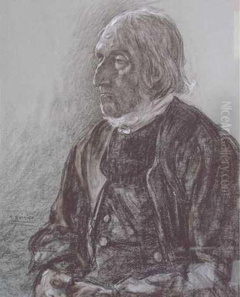 Breton Aux Mains Jointes Oil Painting by Henri Guinier