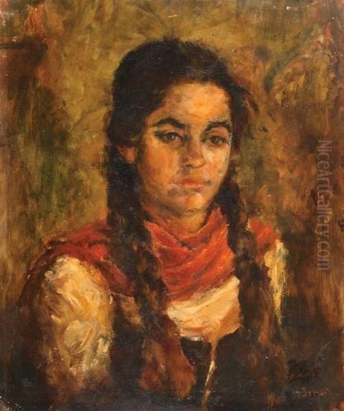 Pioneer Oil Painting by Meir Gur-Arie