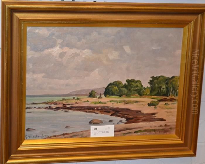 Motiv Fran Norrviken Oil Painting by Ossian Gyllenberg