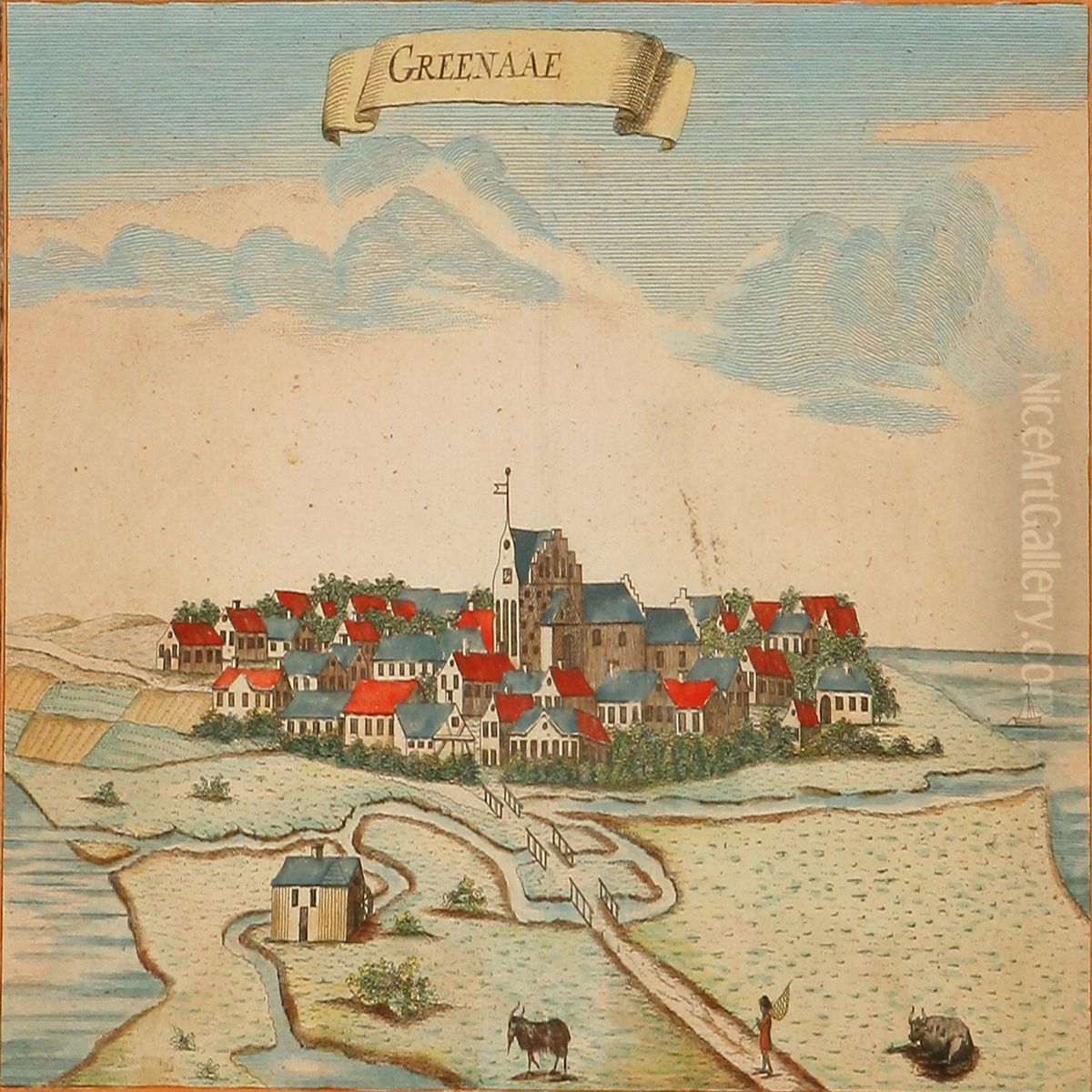 Greenaae Oil Painting by Jonas Haas