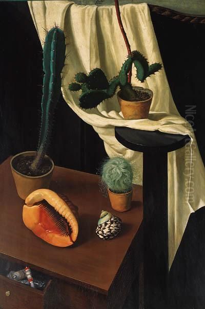 Das Weie Tuch Oil Painting by Rudolf Hacke