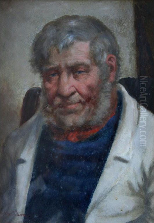 A Study Oil Painting by David W. Haddon