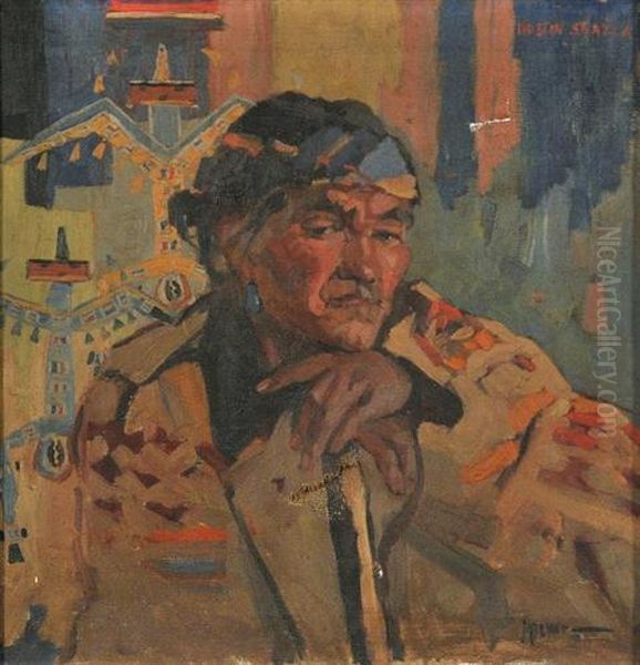 Hostin Shazza Oil Painting by Rudolf Hafner