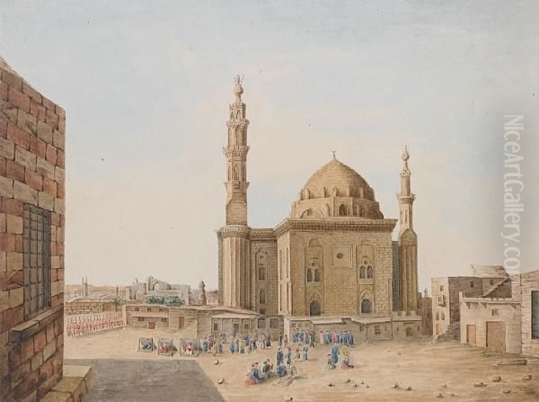 A Collection Of Watercolours And Drawings Depicting Egypt Oil Painting by James Haliburton