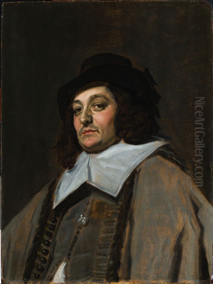 Portrait Of A Gentleman Oil Painting by Frans Hals