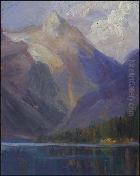 Lake Louise Oil Painting by Mary Riter Hamilton