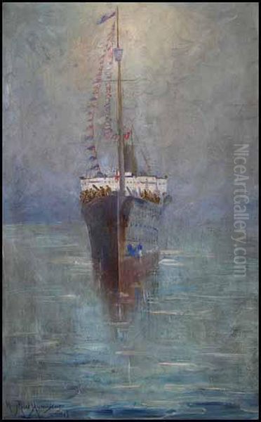 The Return Home Oil Painting by Mary Riter Hamilton