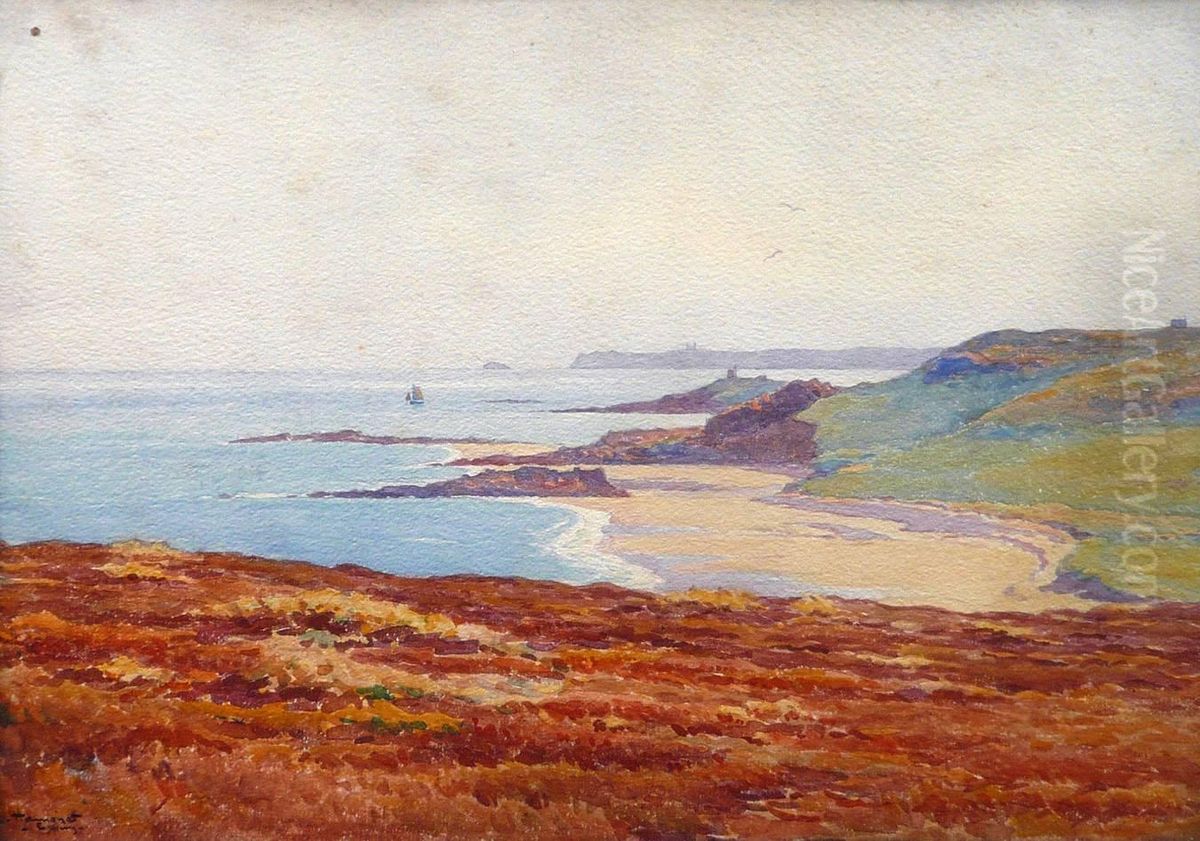 Vued'erquy Oil Painting by Leon Hamonet