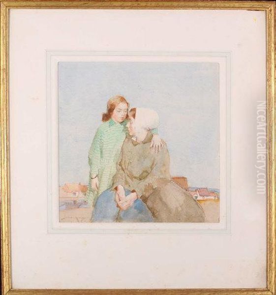 Sympathy Oil Painting by William Lee Hankey