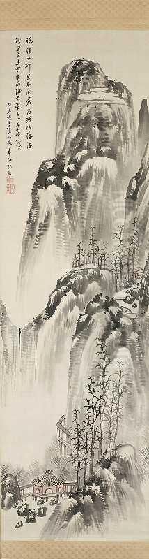 Landscape Oil Painting by Okada Hanko