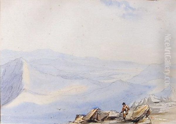 SouthSide Of Snowdon Oil Painting by John Harding