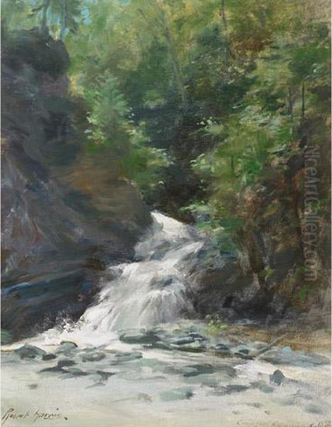 Crawford Falls, Metis Oil Painting by Robert Harris