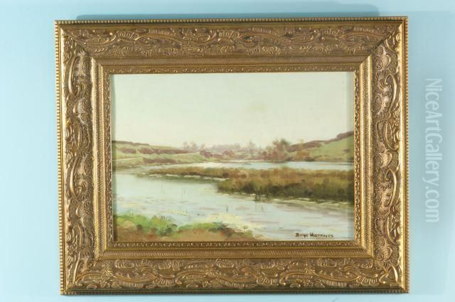 Riverscene Oil Painting by Lowell Birge Harrison