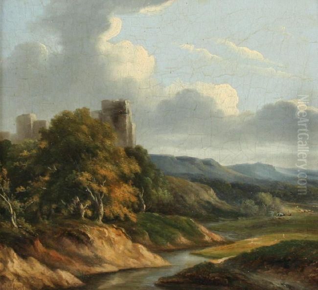 Niederlandischer Landschaftsmaler Und Lithograf Oil Painting by Joseph Hartogensis