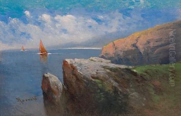 Motiv Aus Dem Suden Oil Painting by Carl Haunold