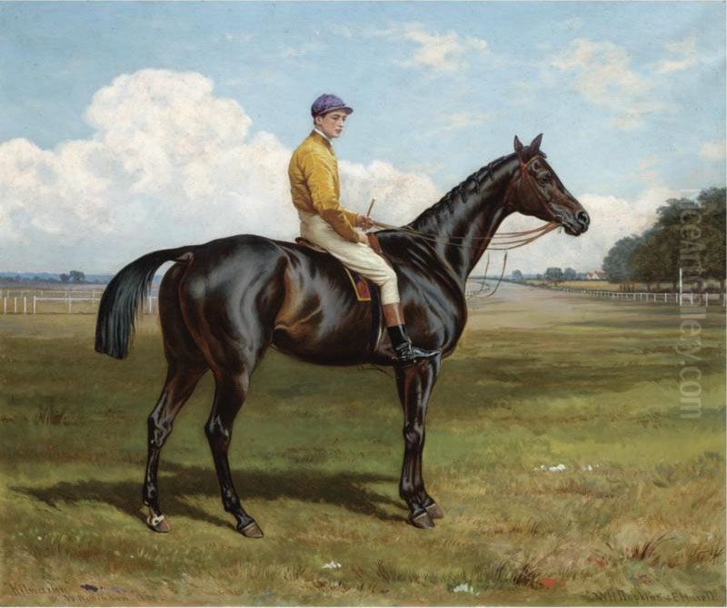 Kilwarlin With Jack Robinson Up Oil Painting by Edmund Havell Jnr.