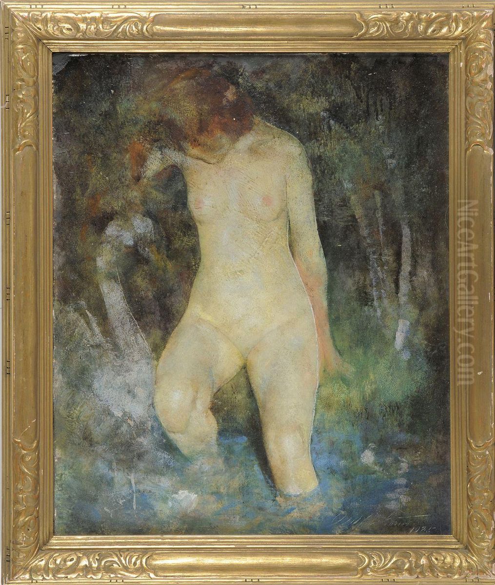 Leda Oil Painting by Charles Hawthorne