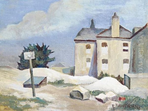 Deserted House Oil Painting by Elwin Hawthorne