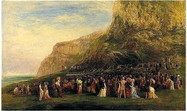 Celebration By The Sea Oil Painting by George Hayes