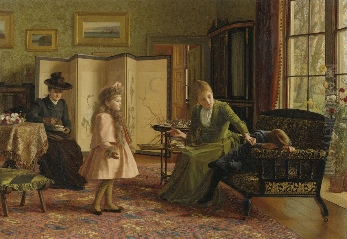 When First We Meet Oil Painting by Jessica Hayllar