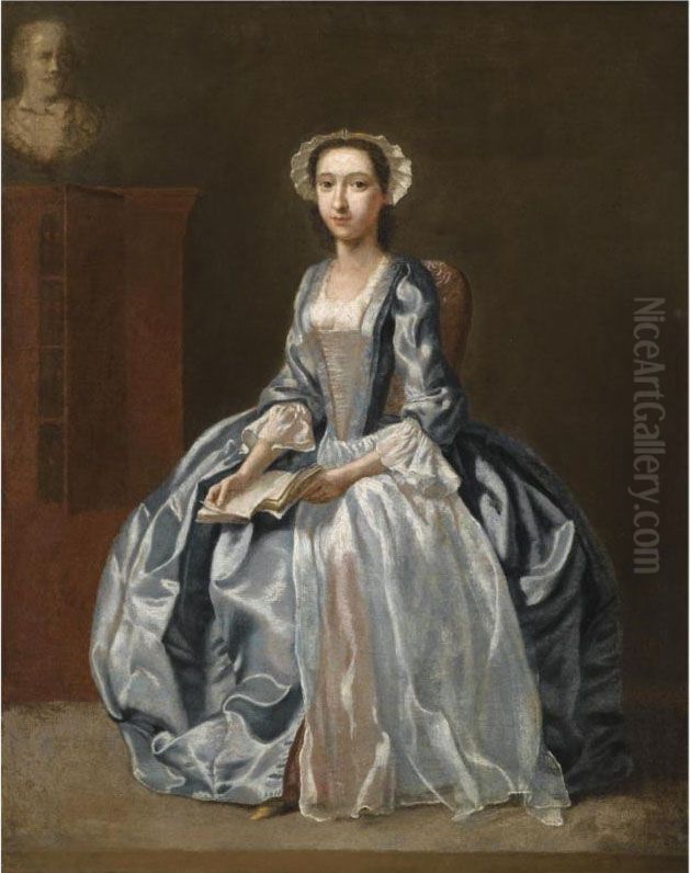 Portrait Of A Lady Oil Painting by Francis Hayman