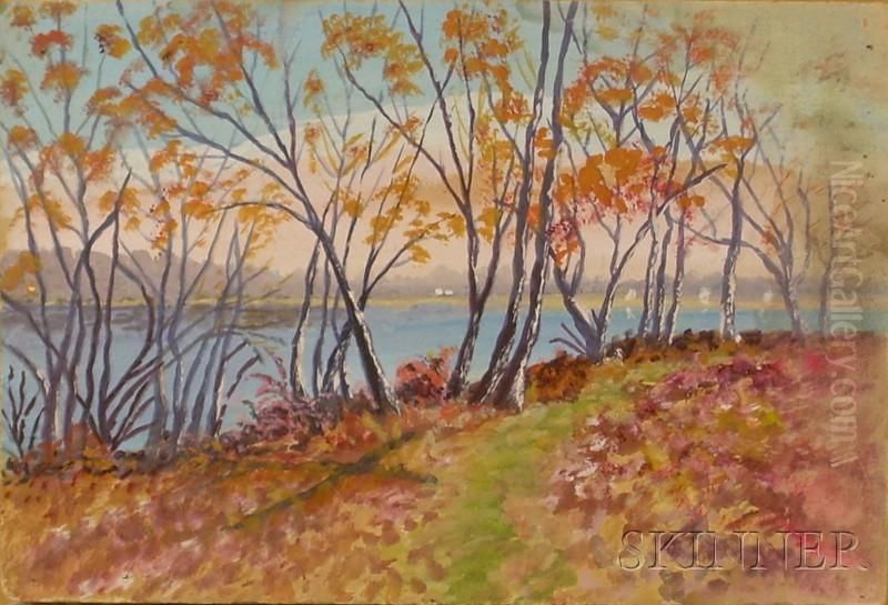 Landscape Views. Oil Painting by George Arthur Hays