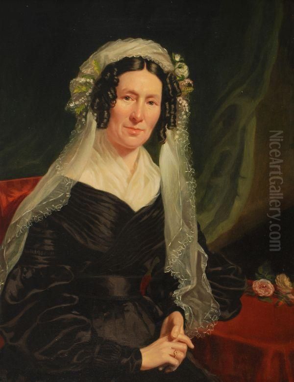 Portrait Of A Lady Oil Painting by Sir George Hayter