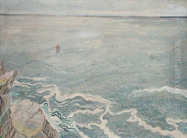 Marine Oil Painting by Joseph Hecht