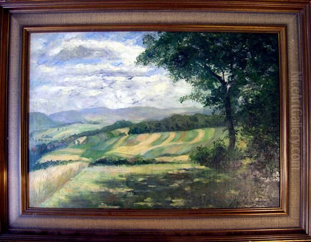 Chiemsee Oil Painting by Heinrich Heidner
