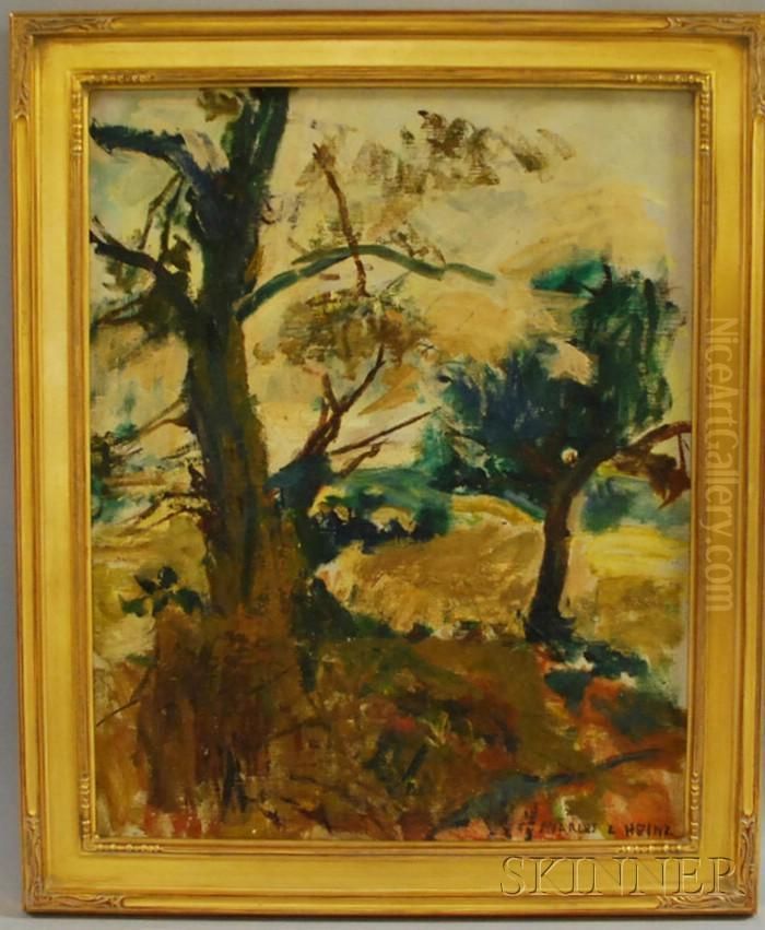 Sketch Landscape Oil Painting by Charles Lloyd Heinz