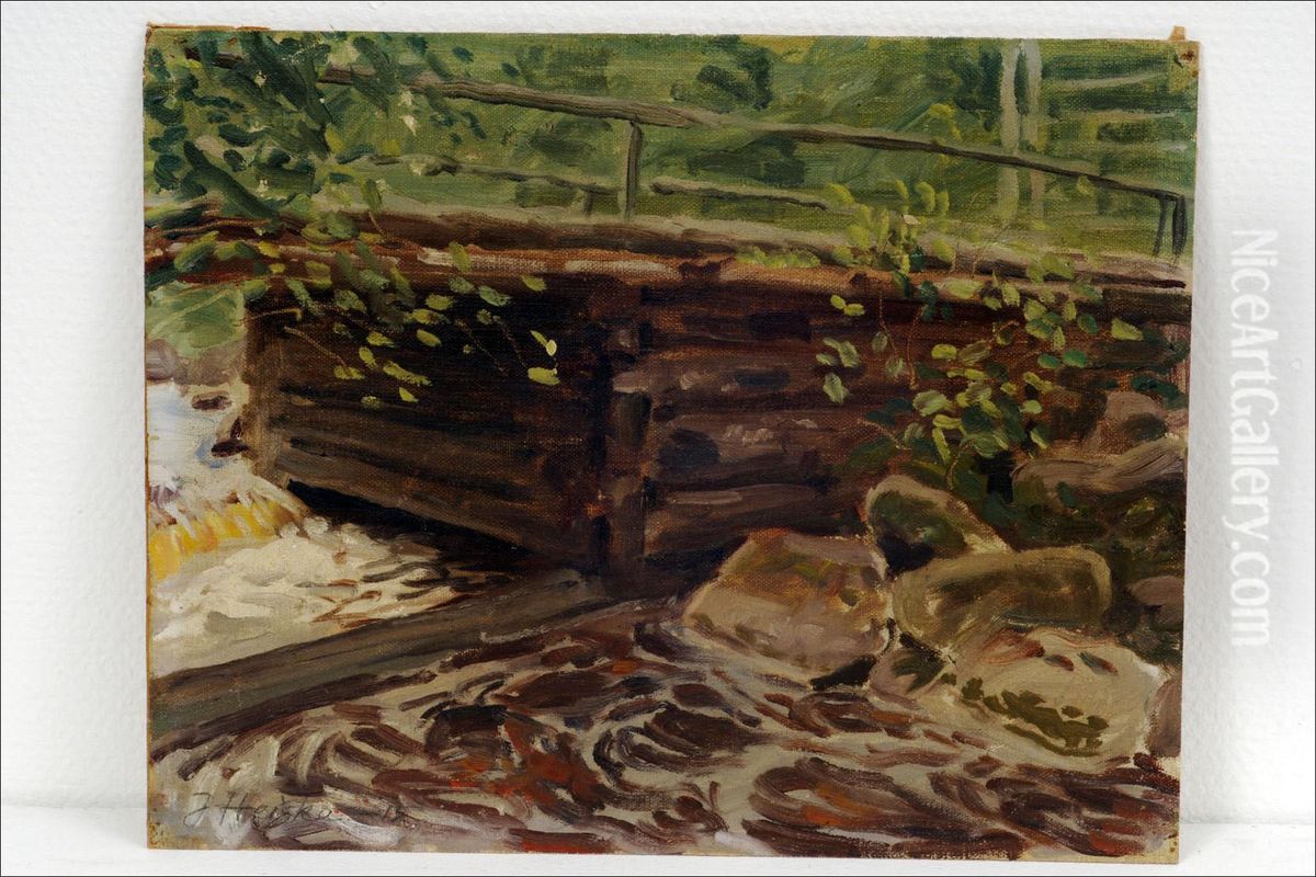 Puro -back Oil Painting by Joonas Heiska