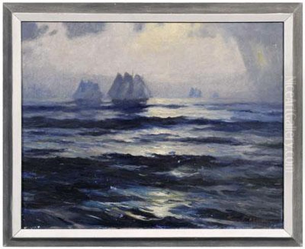 Untitled Oil Painting by Knute Heldner