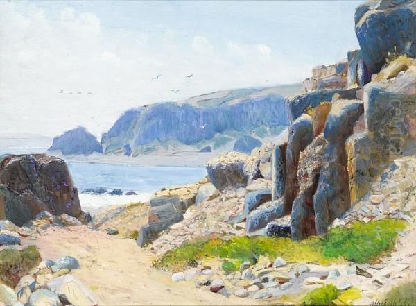 On The Coast Oil Painting by Alfredo H. Helsby