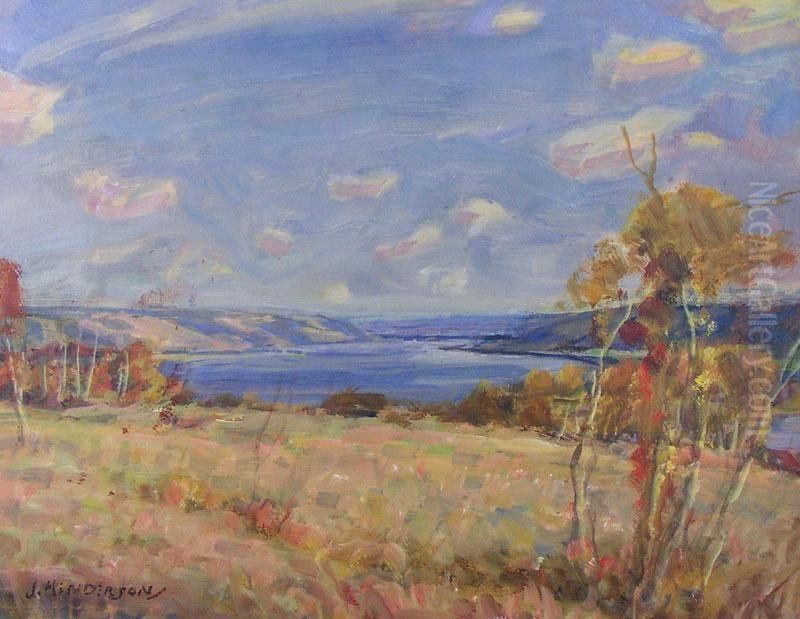 Qu'appelle Valley, Autumn Oil Painting by Henderson, James