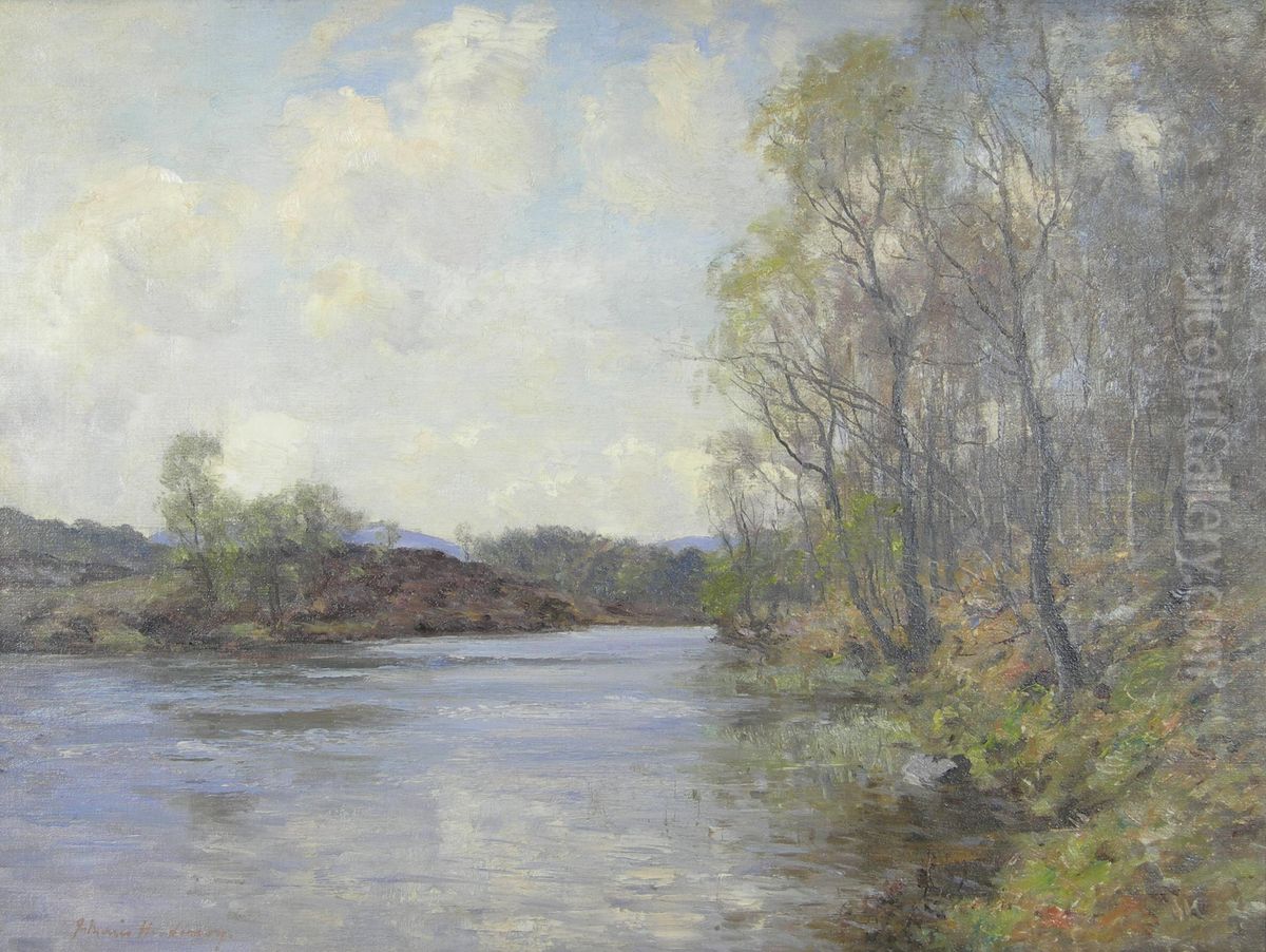 Summer On The Stincher Oil Painting by Joseph Henderson