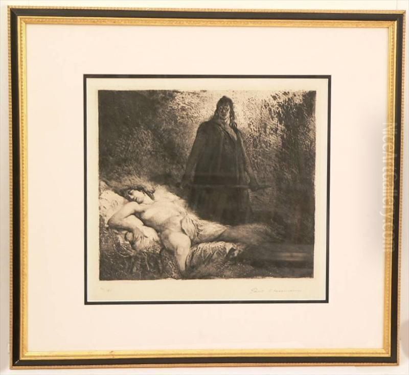 Untitled Oil Painting by Paul Herrmann