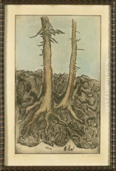 Kleines Bachstuck Oil Painting by Adolf Hildenbrand