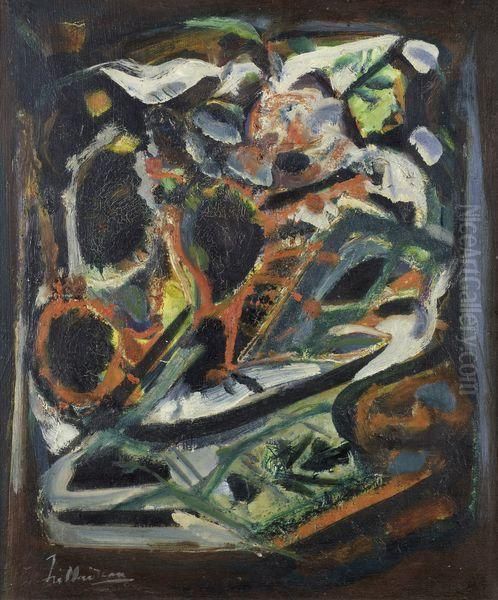 Sans Titre Oil Painting by Georges Hillaireau