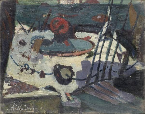 Sans Titre Oil Painting by Georges Hillaireau