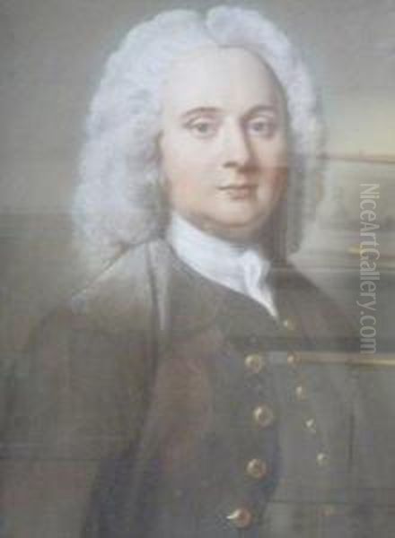Portrait Of A Gentleman Oil Painting by William Hoare Of Bath
