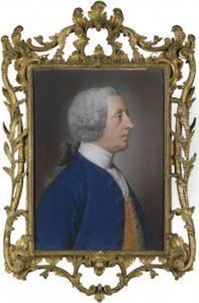 Portrait Of Henry Hoare Oil Painting by William Hoare Of Bath