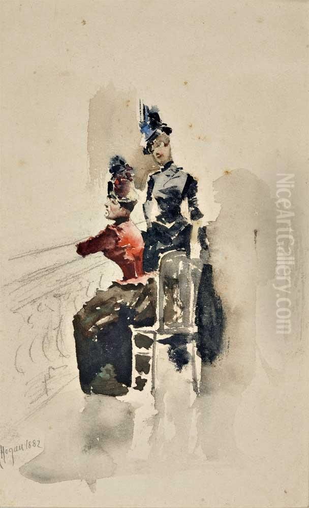 Figuras Femininas Oil Painting by Ricardo Hogan