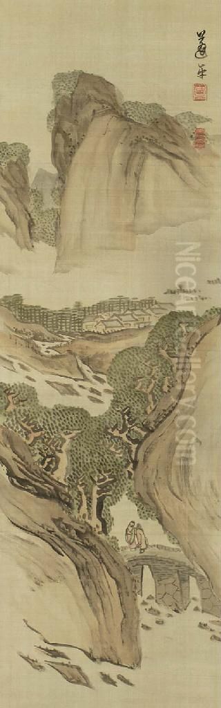 Landscape Oil Painting by Satake Hohei