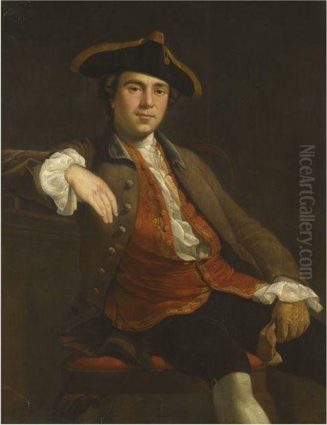 Portrait Of A Gentleman Oil Painting by Nathaniel Hone