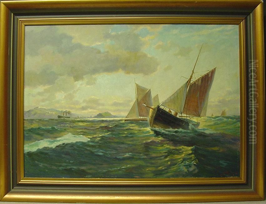 Olgemalde Auf Leinwand Oil Painting by Josef Horn