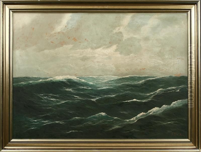 Seestuck Oil Painting by Josef Horn