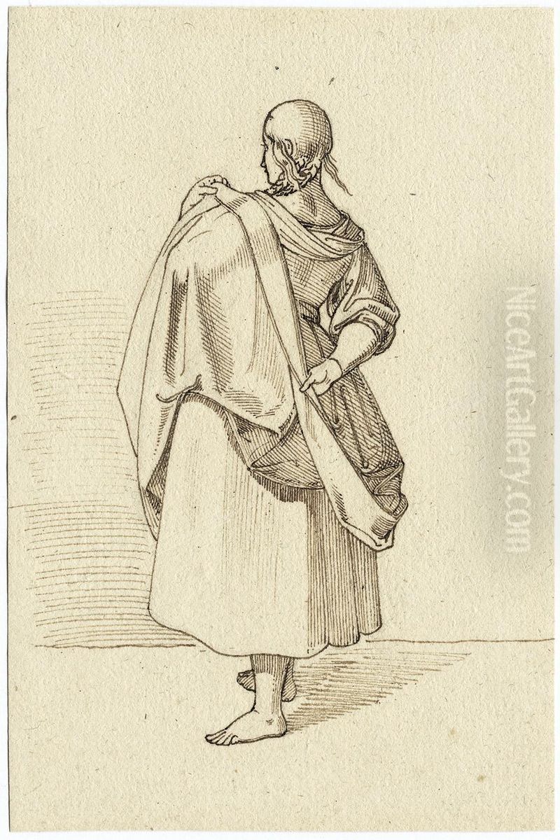 Studie Einer Jungen Italienerin Oil Painting by Franz Horny